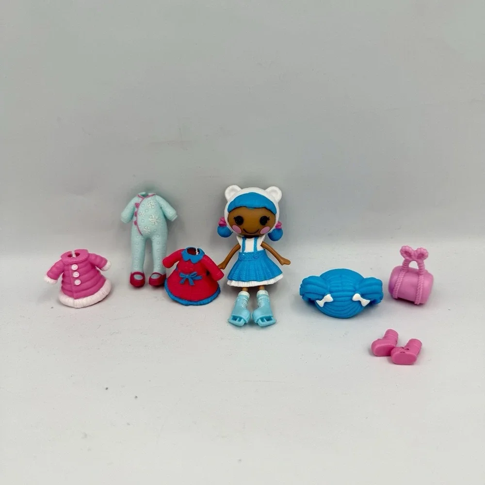 Mini Lalaloopsy MITTENS FLUFF N STUFF STYLE N SWAP Doll Retired RARE Complete‎